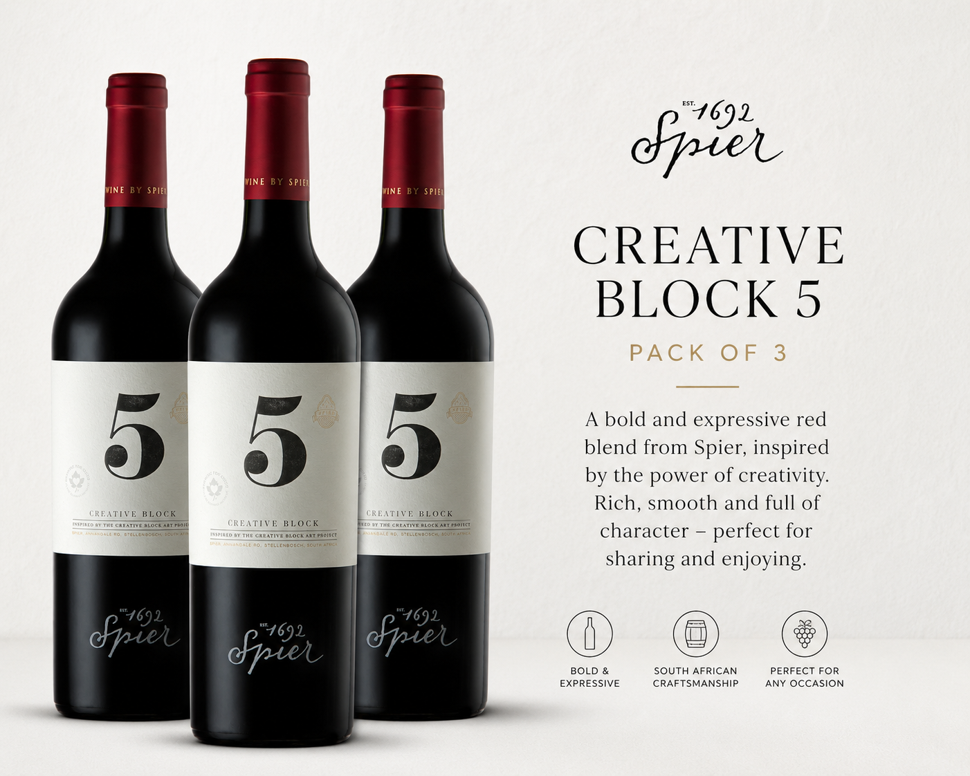 Spier Bordeaux Red 3 pack