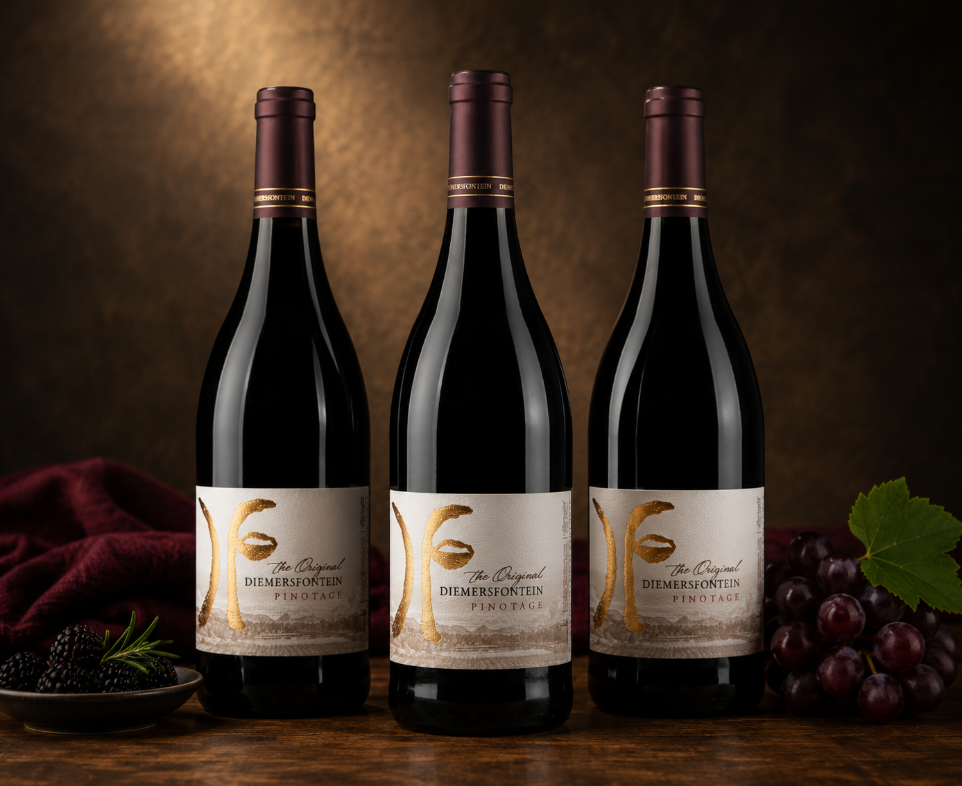 Diemersfontein Signature Pinotage pack